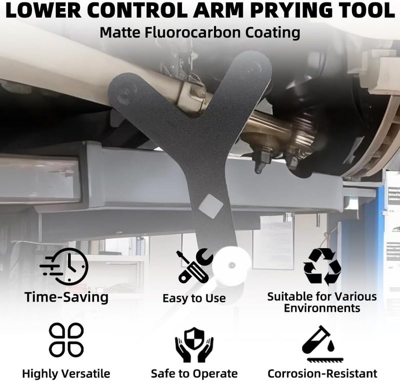 BARTOO Lower Control Arm Prying Tool, Suspension Specialty Bushing Tool, Lower Control Arm Ttool Designed to Work with a 1/2" Drive Extension Breaker Bar,2Pcs - Image 5